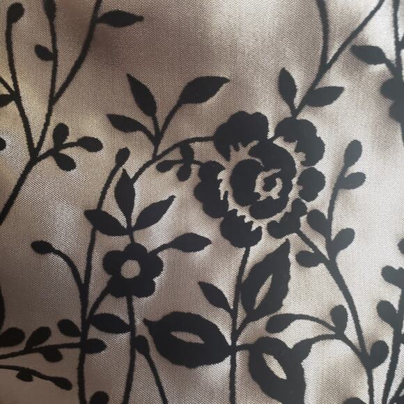 Paul Harris Design vintage long satin embroidered skirt Sz Large - Picture 4 of 12